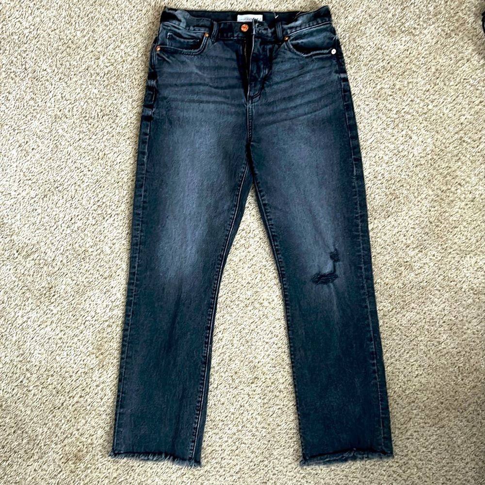 Loft black crop jeans